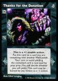 Thanks for the Donation [Sabbat set] - VTES CCG