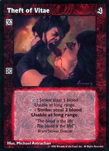 Theft of Vitae [Sabbat set] - VTES CCG