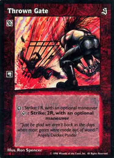 Thrown Gate [Sabbat set] - VTES CCG