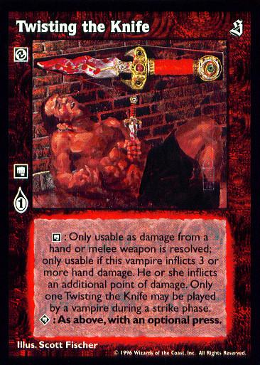 Twisting the Knife [Sabbat set] - VTES CCG