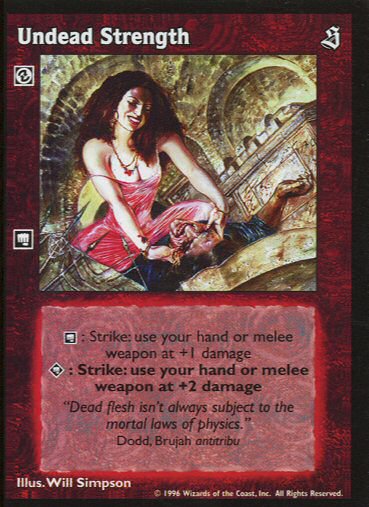 Undead Strength [Sabbat set] - VTES CCG
