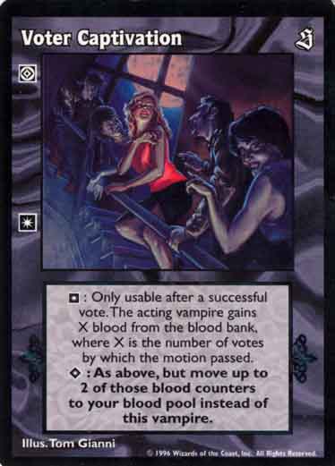 Voter Captivation [Sabbat set] - VTES CCG