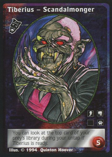 Tiberius, The Scandalmonger [Jyhad set] - VTES CCG