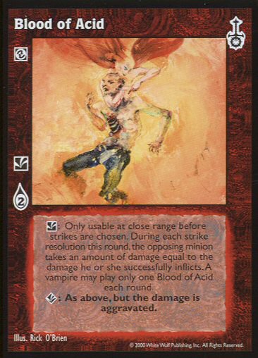 Blood of Acid [SW set] - VTES CCG