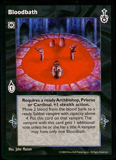 Bloodbath [SW set] - VTES CCG