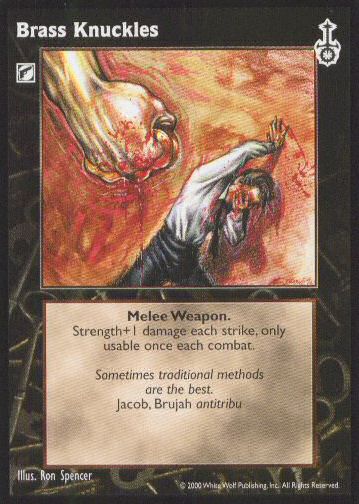 Brass Knuckles [SW set] - VTES CCG