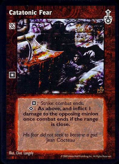 Catatonic Fear [SW set] - VTES CCG