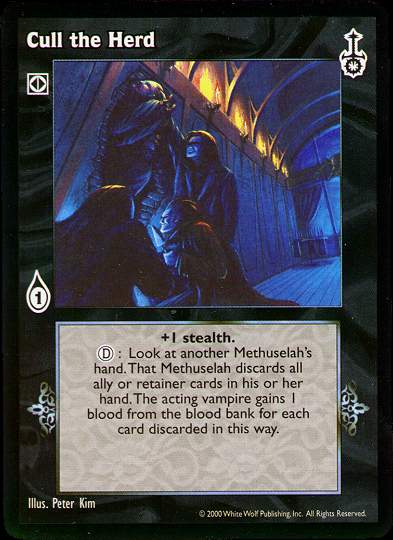 Cull the Herd [SW set] - VTES CCG
