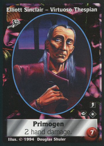 Eliott Sinclair, Virtuoso Thespian [Jyhad set] - VTES CCG