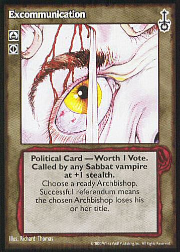 Excommunication [SW set] - VTES CCG
