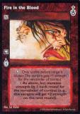 Fire in the Blood [SW set] - VTES CCG