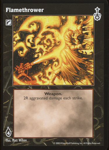 Flamethrower [SW set] - VTES CCG