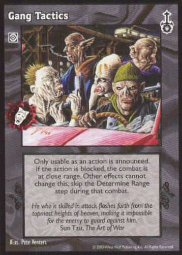 Gang Tactics [SW set] - VTES CCG