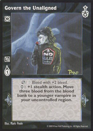 Govern the Unaligned [SW set] - VTES CCG