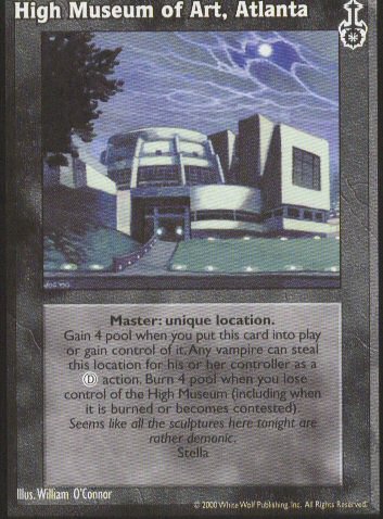 High Museum of Art, Atlanta [SW set] - VTES CCG