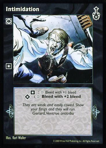 Intimidation [SW set] - VTES CCG