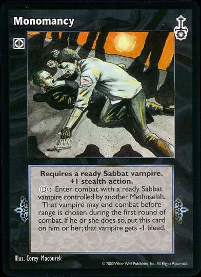 Monomancy [SW set] - VTES CCG