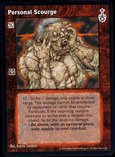 Personal Scourge [SW set] - VTES CCG