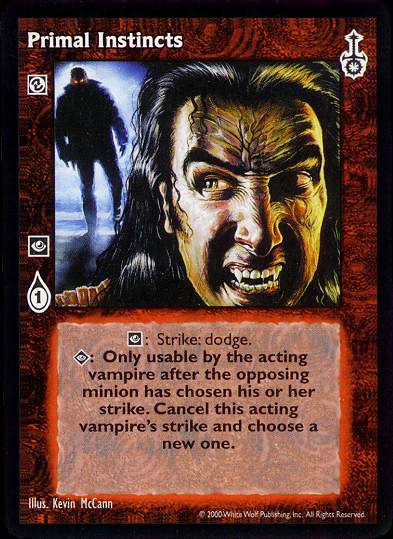 Primal Instincts [SW set] - VTES CCG