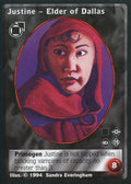 Justine, Elder of Dallas [Jyhad set] - VTES CCG