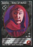 Justine, Elder of Dallas [Jyhad set] - VTES CCG