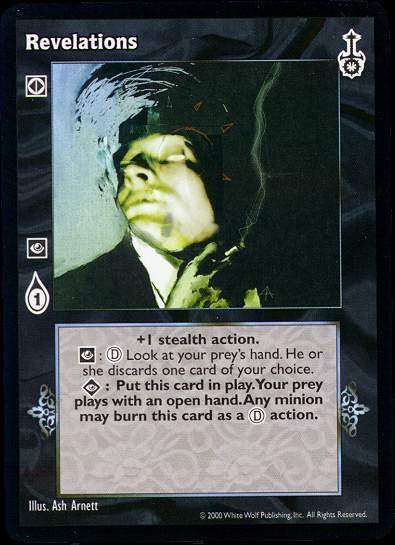 Revelations [SW set] - VTES CCG