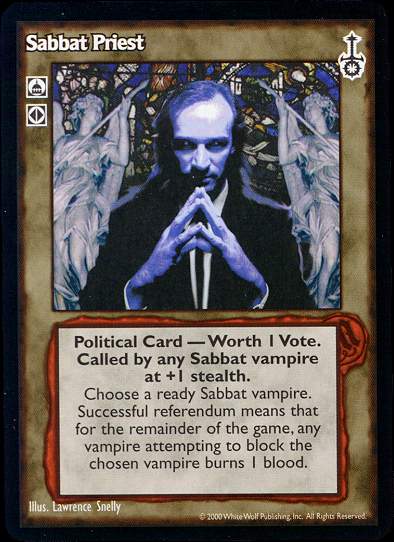 Sabbat Priest [SW set] - VTES CCG