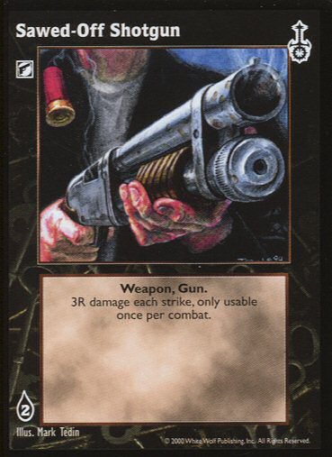 Sawed-Off Shotgun [SW set] - VTES CCG