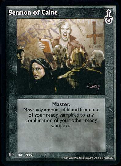 Sermon of Caine [SW set] - VTES CCG