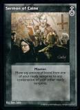 Sermon of Caine [SW set] - VTES CCG