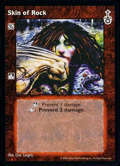 Skin of Rock [SW set] - VTES CCG