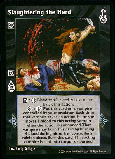 Slaughtering the Herd [SW set] - VTES CCG