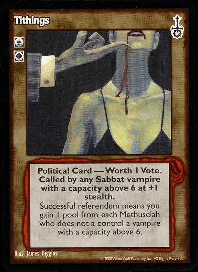 Tithings [SW set] - VTES CCG