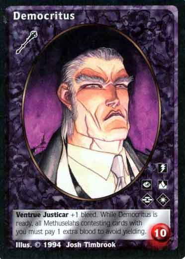 Democritus [Jyhad set] - VTES CCG