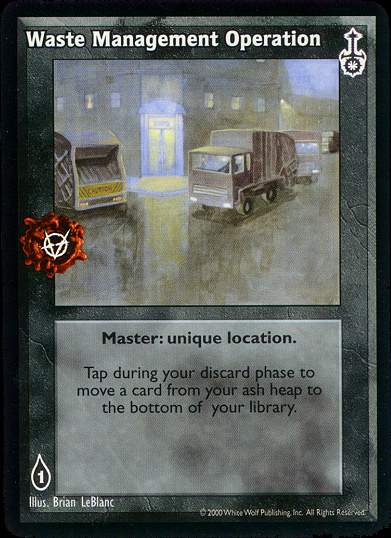 Waste Management Operation [SW set] - VTES CCG