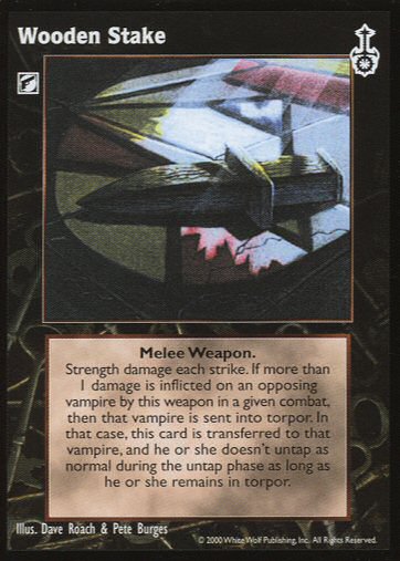Wooden Stake [SW set] - VTES CCG
