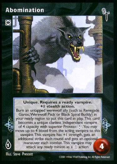 Abomination [FN set] - VTES CCG