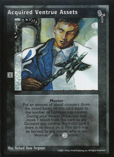 Acquired Ventrue Assets [FN set] - VTES CCG