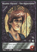 Heather Florent, The Opportunist [Jyhad set] - VTES CCG