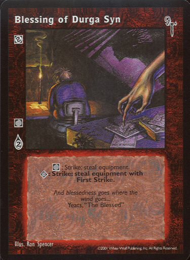 Blessing of Durga Syn [FN set] - VTES CCG