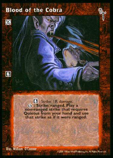 Blood of the Cobra [FN set] - VTES CCG