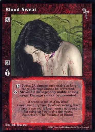 Blood Sweat [FN set] - VTES CCG