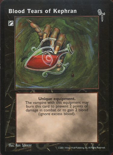 Blood Tears of Kephran [FN set] - VTES CCG