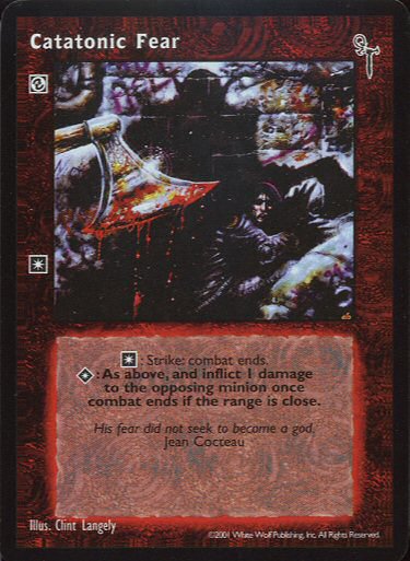 Catatonic Fear [FN set] - VTES CCG