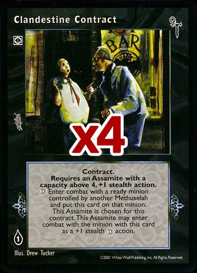 Clandestine Contract [FN set] - VTES CCG