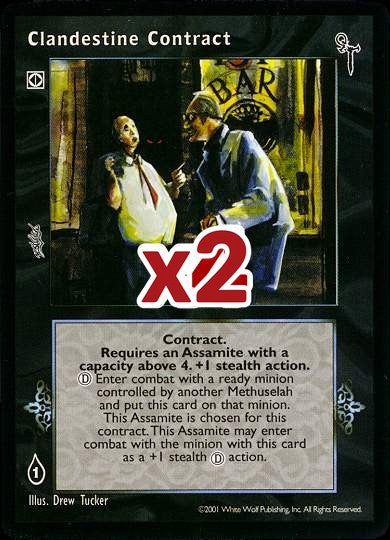 Clandestine Contract [FN set] - VTES CCG