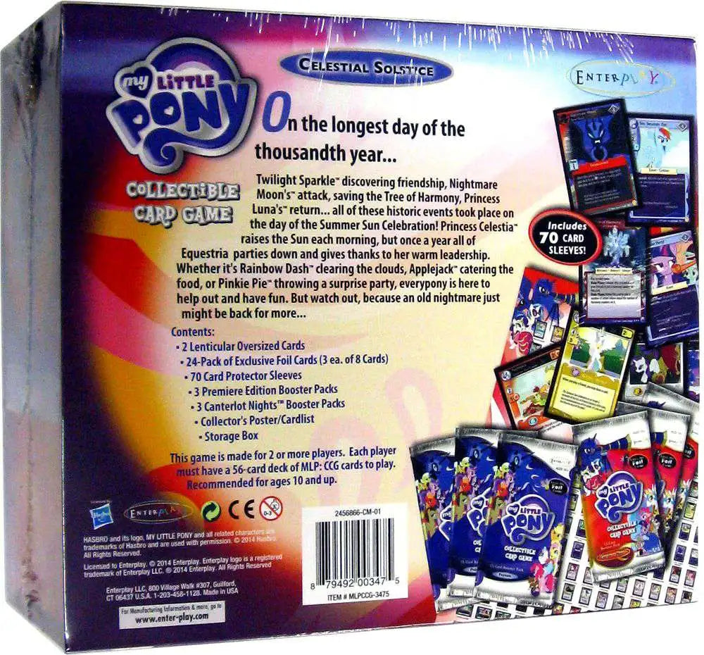 My Little Pony CCG – Celestial Solstice Deluxe Set – Coffret collector (anglais) - Celestial Solstice Deluxe Set - Anglais (EN) - NEUF