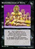 Dismemberment of Osiris [FN set] - VTES CCG