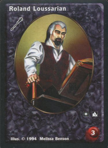 Roland Loussarian [Jyhad set] - VTES CCG