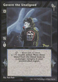 Govern the Unaligned [FN set] - VTES CCG